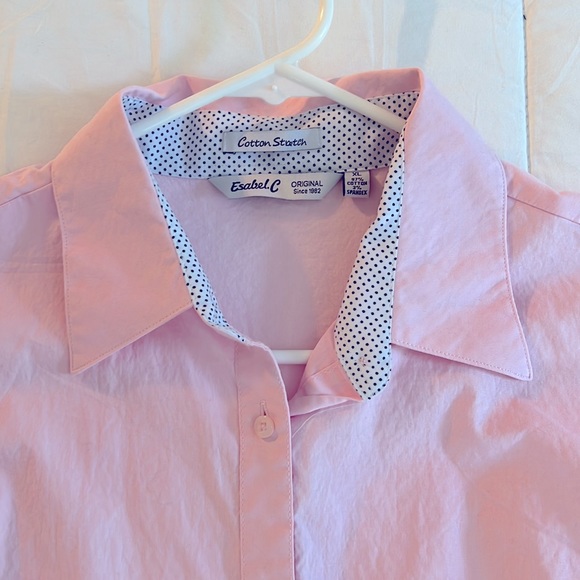 XL, Light pink button up - Picture 2 of 2